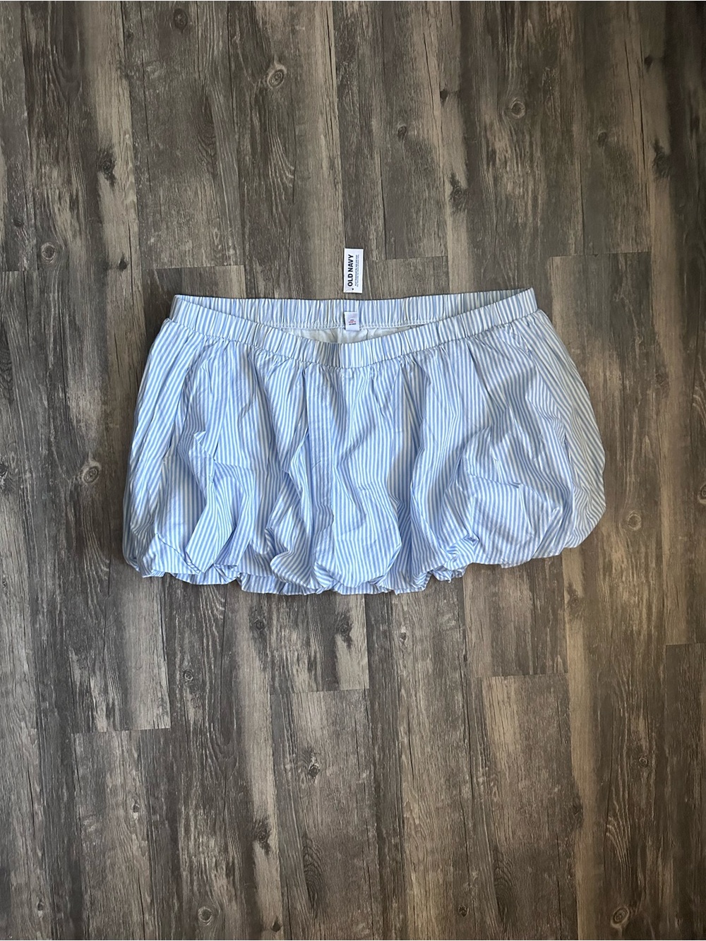 Old Navy Poplin Bubble Cotton Mini Skirt Women’s Size 2X (US) 24-26 (UK)